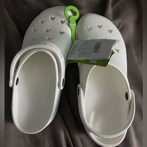 White disney crocs